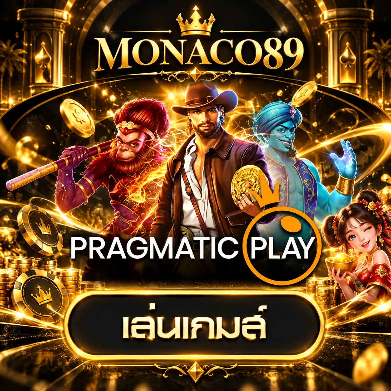 การ์ดทดลองเล่น Pragmatic Play บน MONACO89
